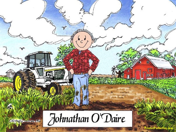 Farmer - White Tractor, Male - Friendly Folks image 0