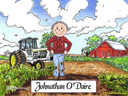 Farmer - White Tractor, Male - Friendly Folks image 0