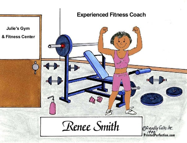 Weightlifter, Female - Friendly Folks image 1