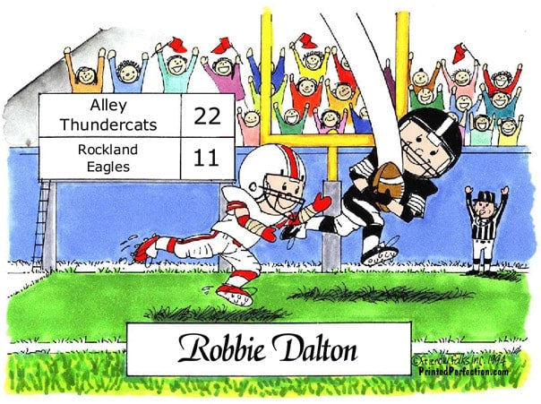 Football Player - Add your own score, Male - Friendly Folks image 0