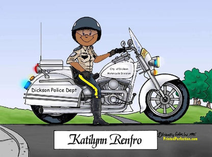 Motorcycle Cop, Female- Friendly Folks image 1