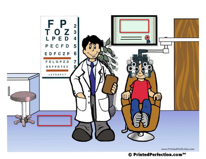Optometrist, Eye Doctor, Male - NTT Personalized Snow Globe