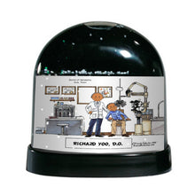 Optometrist, Eye Doctor, Male - Friendly Folks Personalized Snow Globe