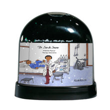 Physical Therapist, Female - Friendly Folks Personalized Snow Globe