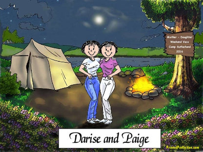 Camping, Couple Friends - Two Females - Friendly Folks image 0