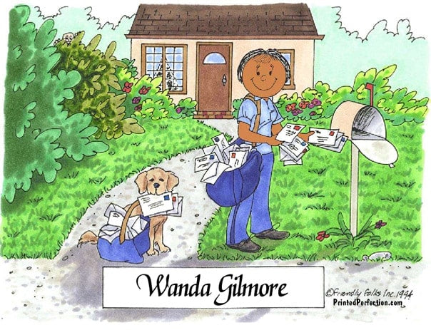 Postal Carrier, Female - Friendly Folks image 1