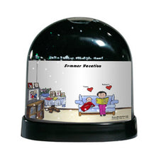 Little Angels 1, with Female - Friendly Folks Personalized Snow Globe