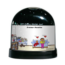 Little Angels 1, with Female - Friendly Folks Personalized Snow Globe