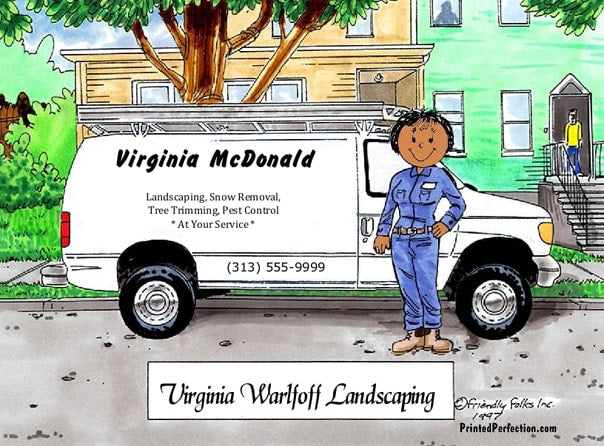 Service Van - White, Female - Friendly Folks image 1