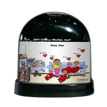Little Angels 4, with Female - Friendly Folks Personalized Snow Globe
