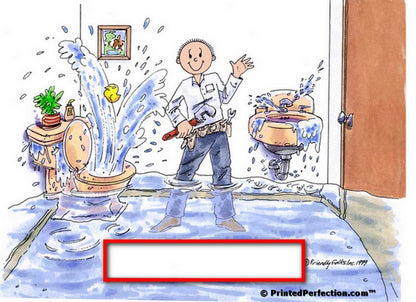 Plumber, Male - Friendly Folks Personalized Snow Globe
