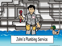 Plumber, Male - NTT Personalized Snow Globe