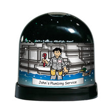 Plumber, Male - NTT Personalized Snow Globe