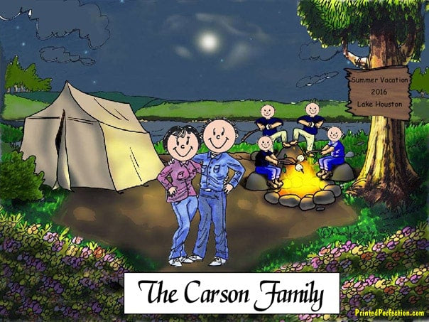 Camping, Couple with 4 Children - Friendly Folks image 0