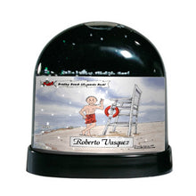 Lifeguard, Male - Friendly Folks Personalized Snow Globe
