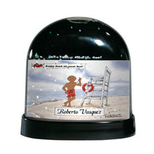 Lifeguard, Male - Friendly Folks Personalized Snow Globe