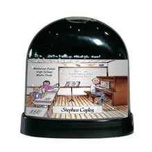 School Music Teacher, Male - Friendly Folks Personalized Snow Globe