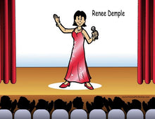 Singer, Female - NTT Personalized Snow Globe