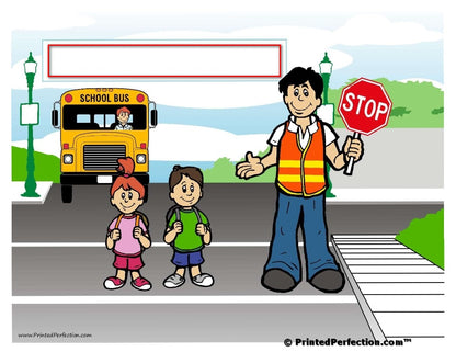 Crossing Guard, Male - NTT Personalized Snow Globe