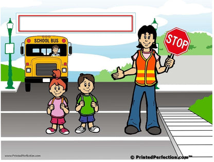 Crossing Guard, Female - NTT Personalized Snow Globe