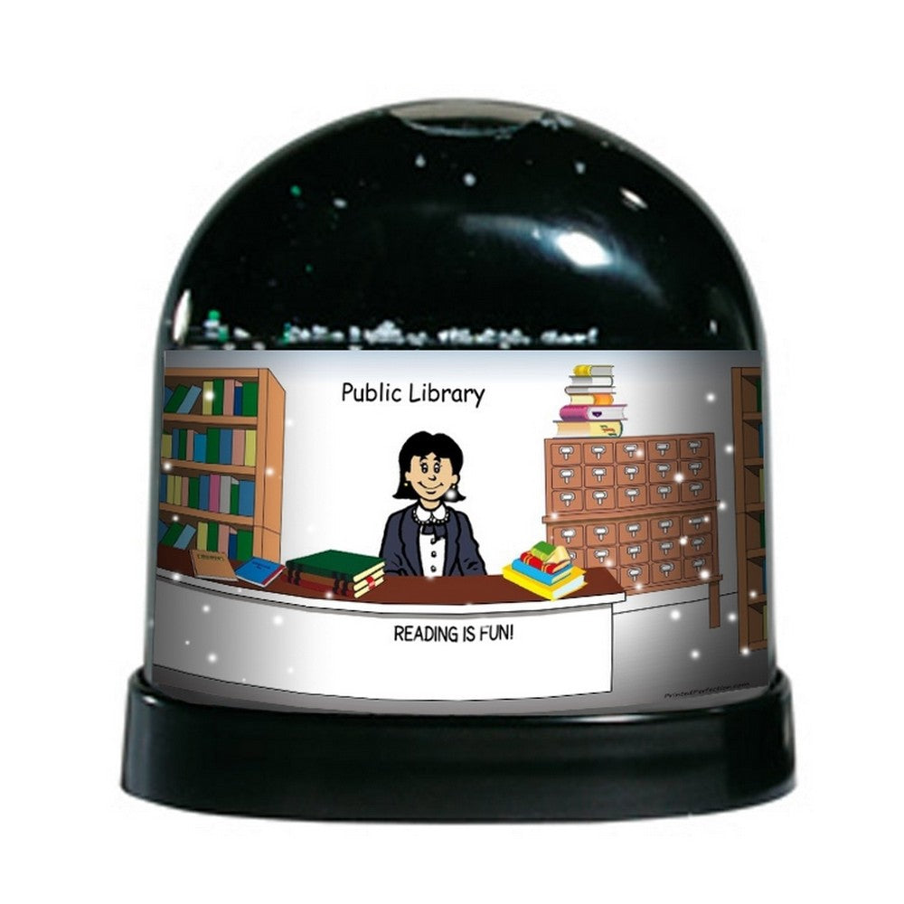 librarian-female-ntt-personalized-snow-globe