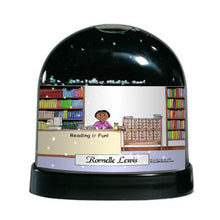 Librarian, Female - Friendly Folks Personalized Snow Globe