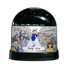 Flight Attendant, Female - Friendly Folks Personalized Snow Globe
