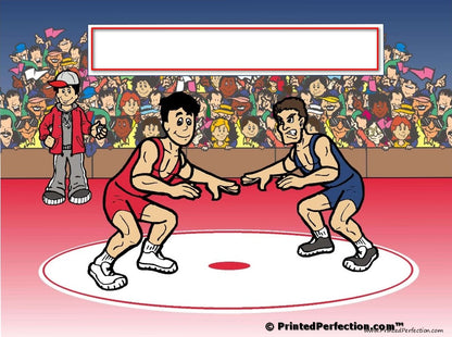 Wrestler, Male - NTT Personalized Snow Globe