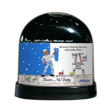 Painter, Male - Friendly Folks Personalized Snow Globe