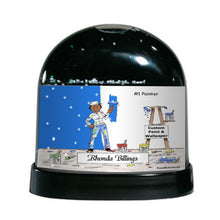 Painter, Female - Friendly Folks Personalized Snow Globe