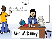 School Teacher - Middle & High School, Female - NTT Personalized Snow Globe