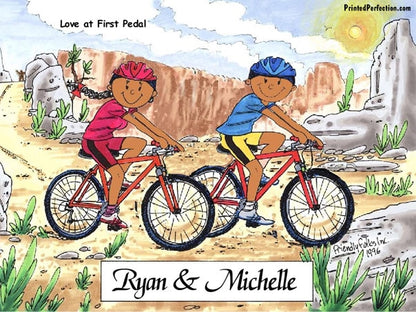 Bicyclist, Couple - Friendly Folks image 1