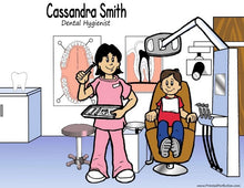 Dental Hygienist, Female - NTT Personalized NTT Snow Globe