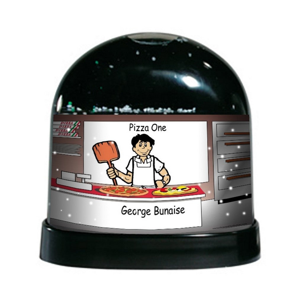 pizza-maker-male-ntt-personalized-snow-globe