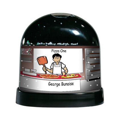 pizza-maker-male-ntt-personalized-snow-globe