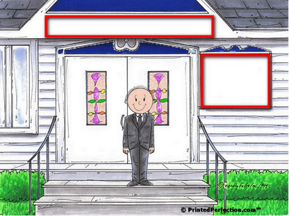 Funeral Director, Male - Friendly Folks Personalized Snow Globe