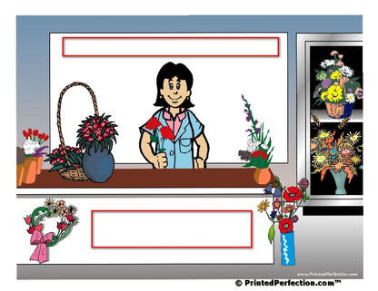 Florist, Female - NTT Personalized Snow Globe