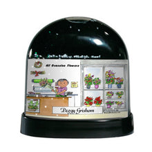 Florist, Female - Friendly Folks Personalized Snow Globe