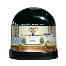 Bar Mitzvah, Male - Friendly Folks Personalized Snow Globe