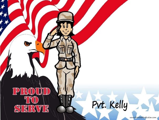 Army Soldier, Female - Name That Toon image 0