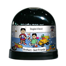 brothers-friends-ntt-personalized-snow-globe
