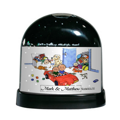 Brothers, Friends - Friendly Folks - Snow Globe