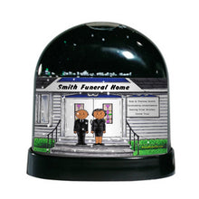 Funeral Director, Couple - Friendly Folks Personalized Snow Globe