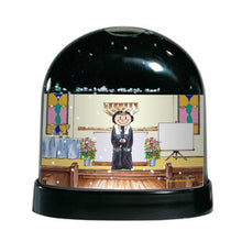 Rabbi, Female - Friendly Folks Personalized Snow Globe