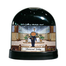 Priest, Female - Friendly Folks  Personalized Snow Globe