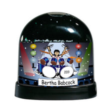 Drummer, Female - NTT Personalized Personalized Snow Globe