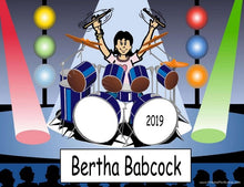 Drummer, Female - NTT Personalized Personalized Snow Globe