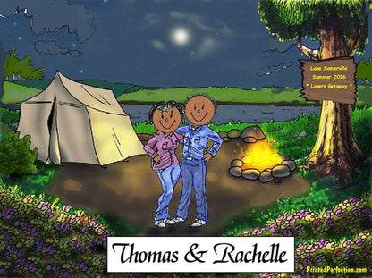 Camping, Couple - Friendly Folks image 1