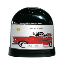 Car Lover, Female - Friendly Folks Personalized Snow Globe