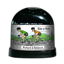 Cyclist, Bicycle Rider, Couple - NTT Personalized Snow Globe